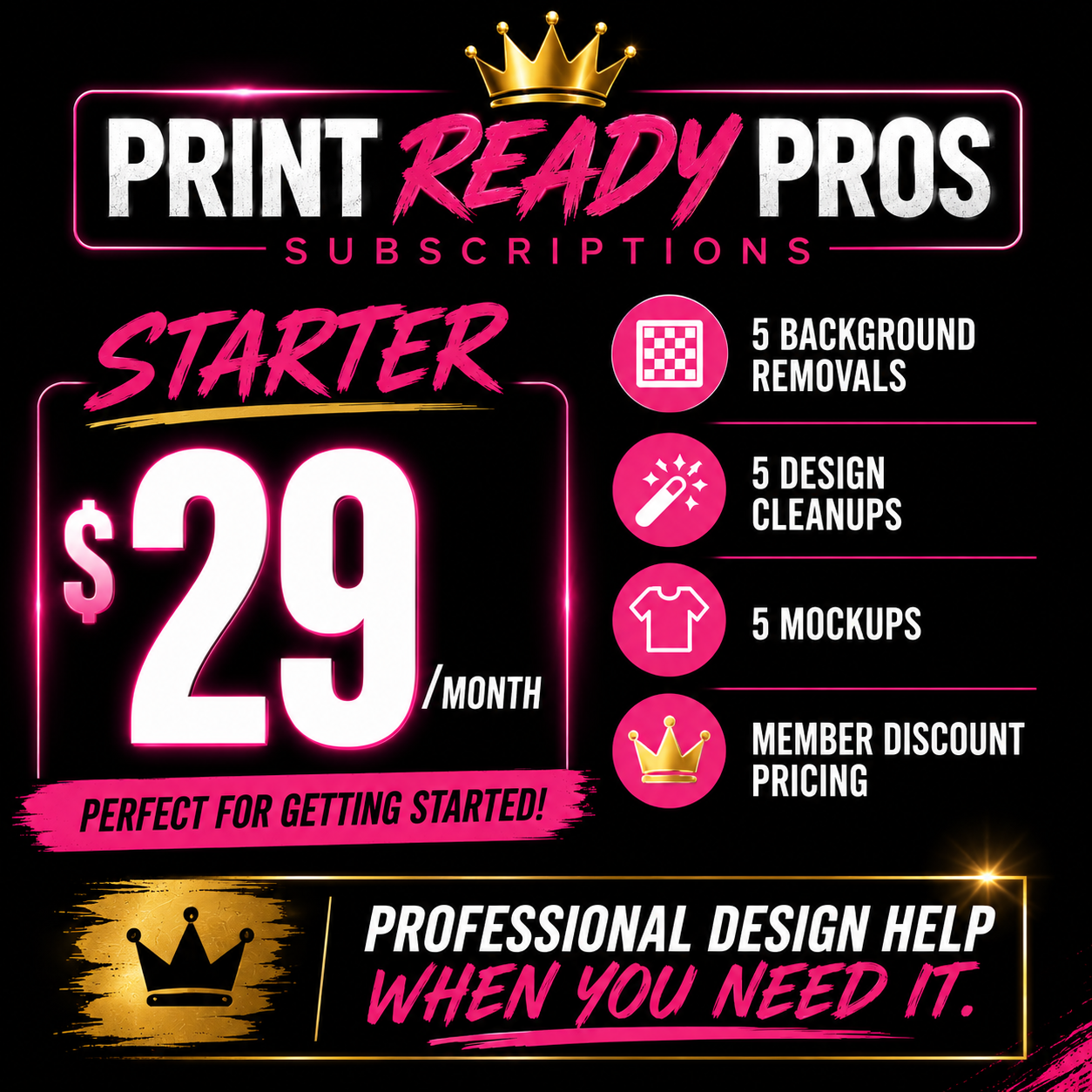Starter Print Subscription