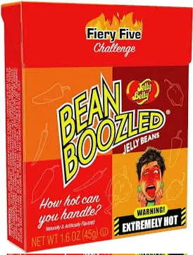 Firey Five Bean Boozled